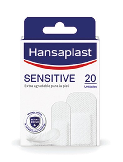 Hansaplast Sensitive Tiritas 20uds