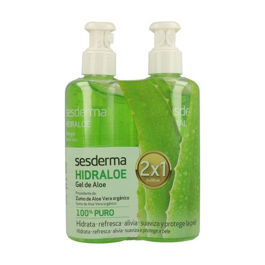 Sesderma Duplo Hidraloe Gel Aloe 2x250ml