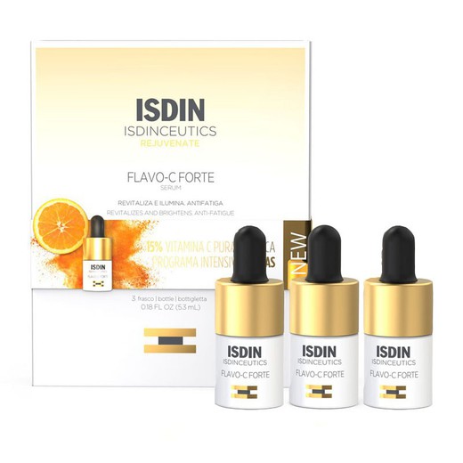 Isdinceutics Flavo-C Forte Sérum 3 Frascos de 5,3ml