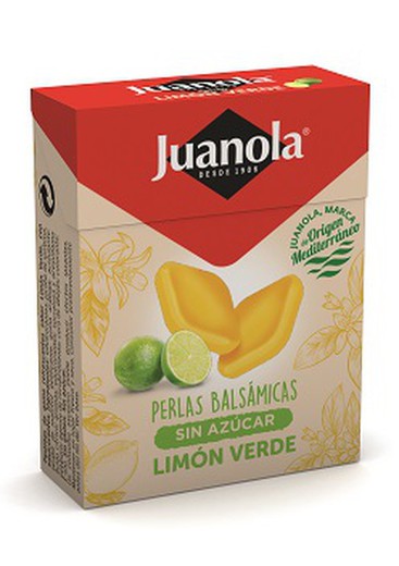 Juanola Perlas Balsámicas Sin Azúcar Limón Verde 25g
