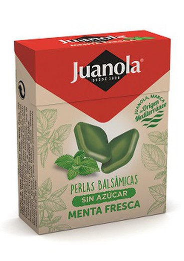 Juanola Perlas Balsámicas Sin Azúcar Menta Fresca 25g
