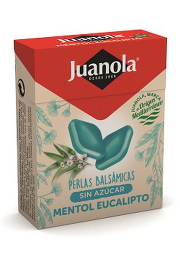 Juanola Perlas Balsámicas Sin Azúcar Mentol Eucalipto 25g