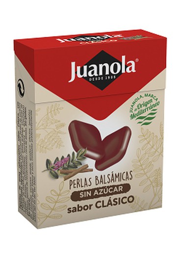 Juanola Perlas Balsámicas Sin Azúcar Sabor Clásico 25g