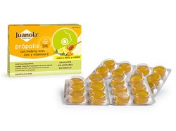 Juanola Própolis Sabor Miel y Limón 24 Pastillas de Goma