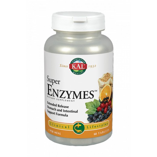 KAL Super Enzymes 60 Comprimidos