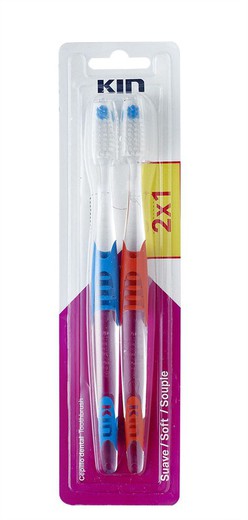 Kin Cepillo Dental Suave 2x1