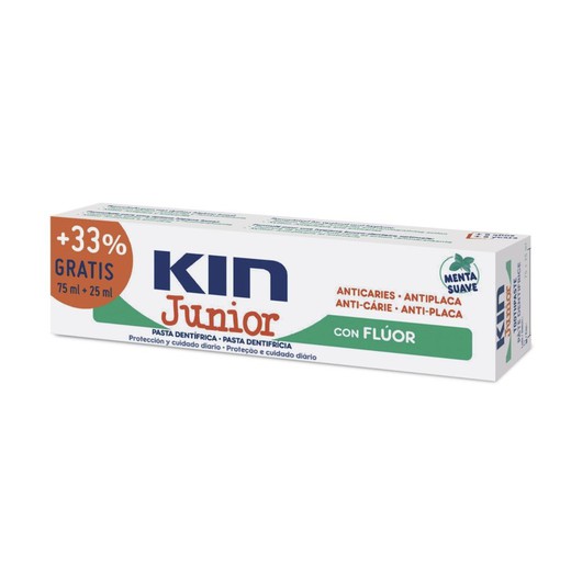 Kin Junior Pasta Menta Suave 75ml