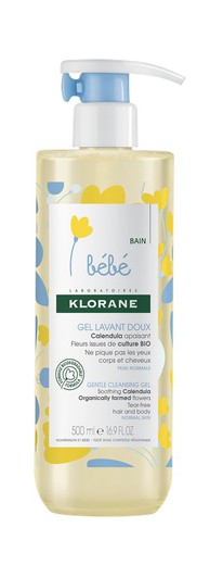 Klorane Bebé Gel Cuerpo y Cabello 500ml