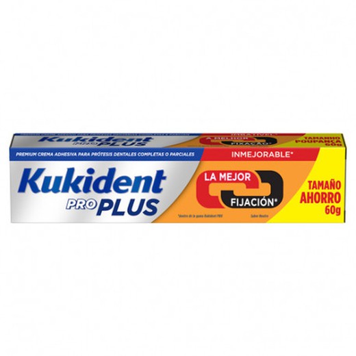 Kukident Pro Doble Acción Crema Adhesiva 60g