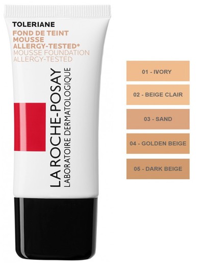 La Roche Posay Toleriane Teint Mousse Matificante Tono 03 Sand 30ml