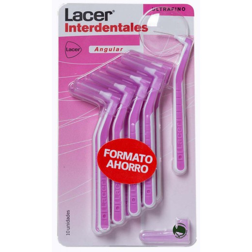 Lacer Cepillo Interdental Angular Ultrafino 10uds