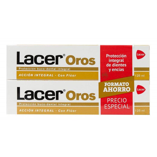 Lacer Oros Pasta Dental Duplo 2x125g