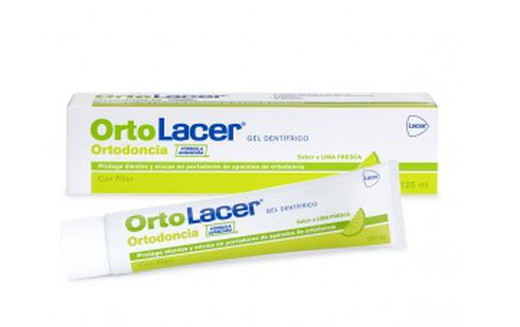 Lacer Ortolacer Gel Dentífrico Sabor Lima Fresca 125ml