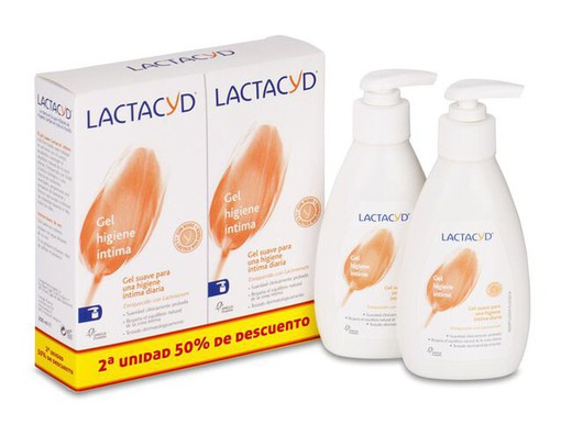 Lactacyd Gel Suave de Higiene Íntima Duplo 2x200ml