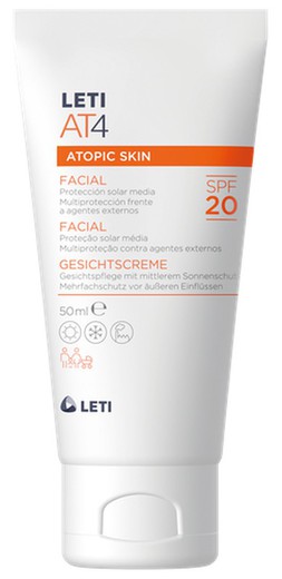 LETIAT4 Crema Facial Piel Atópica SPF20 50ml