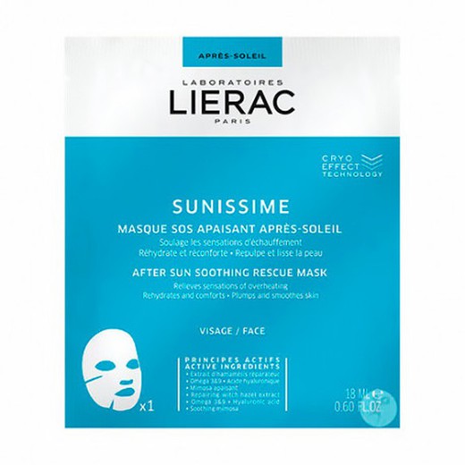 Lierac Sunissime Mascarilla After Sun Monodosis 18ml