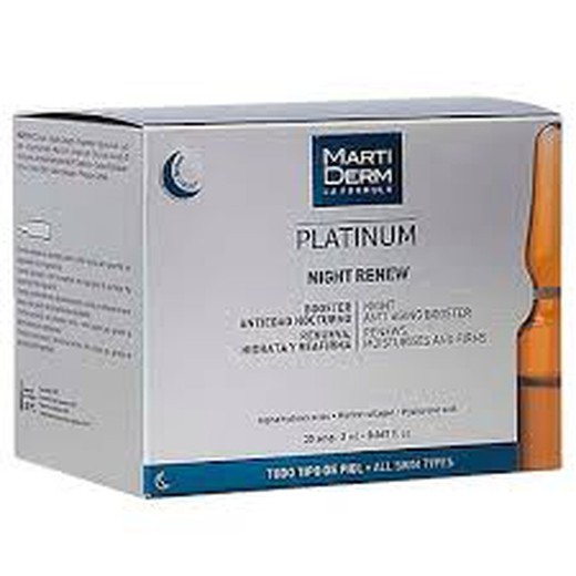 Martiderm Platinum Night Renew 30 Ampollas