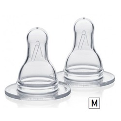 Medela Tetinas de Flujo Medio de Repuesto Talla M 2uds