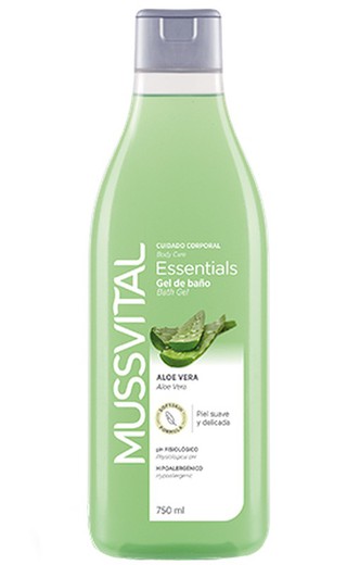 Mussvital Essentials Gel de Baño Aloe Vera 750ml