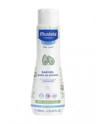 Mustela Babygel Baño de Espuma 200ml