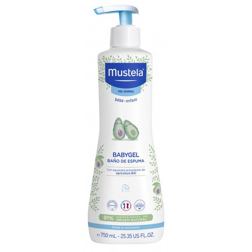 Mustela Babygel Baño de Espuma 750ml