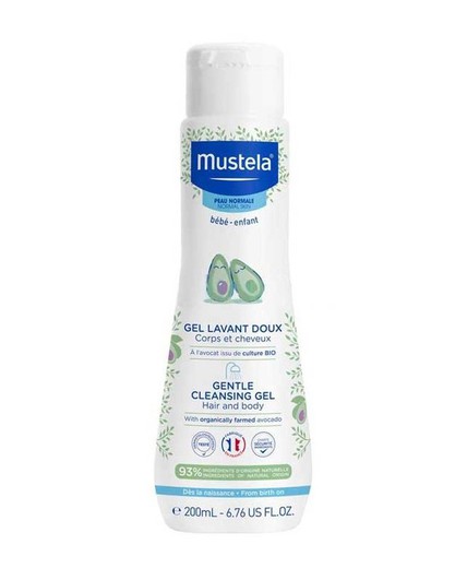 Mustela Gel de Baño Suave para Cabello y Cuerpo 200ml