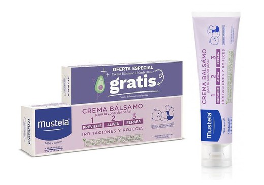 Mustela Pack Crema Bálsamo para la Zona del Pañal 150ml +50ml