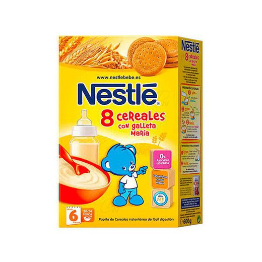 Nestle papilla 8 cereales galleta maria