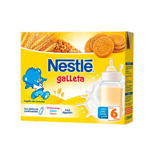 Nestle papilla  galleta lista para tomar