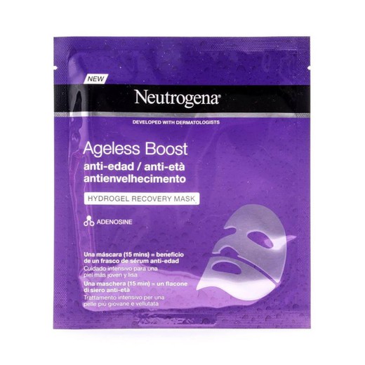 Neutrogena - Máscara antiedad Ageless Boost Hydrogel Recovery Mask - 30 ml