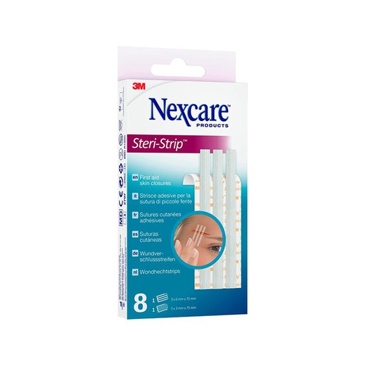 Nexcare Steri-strip 8 Unidades Sutura Cutanea Esteril 3M