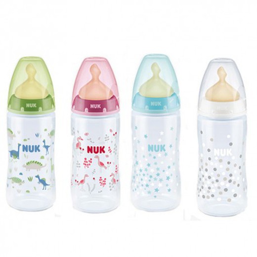 Nuk Biberón First Choice Látex Talla M 0-6m 300ml