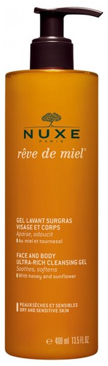 Nuxe Rêve de Miel Gel Limpiador Dermatológico 400ml