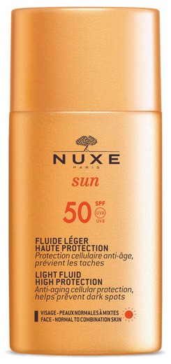 Nuxe Sun Fluido Ligero Alta Protección SPF50+ 50ml