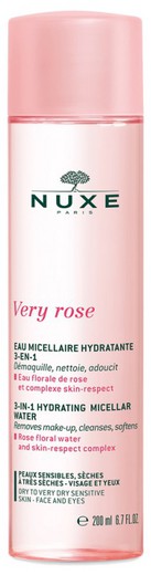 Nuxe Very Rose Agua Micelar 3 en 1 Hidratante 200ml