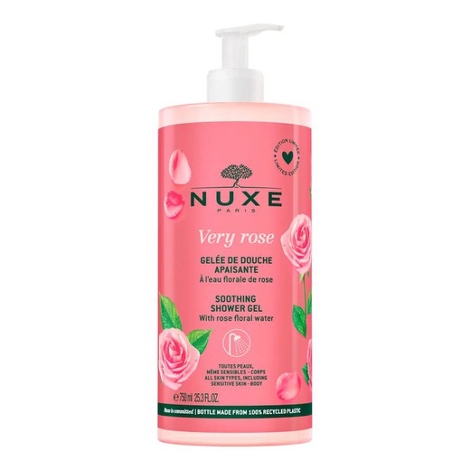 Nuxe Very Rose Gel De Ducha Suavidad 750ml