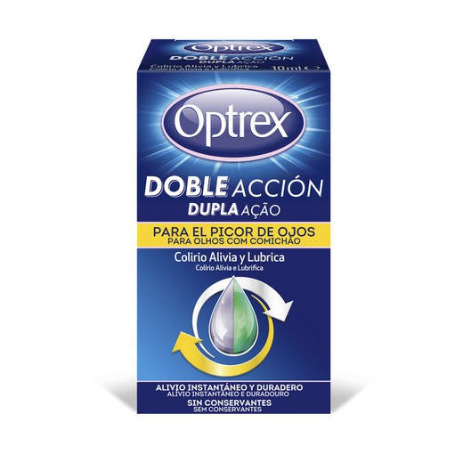 Optrex Doble Acción Colirio para Picor de Ojos 10ml