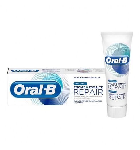 Oral B Pasta Dentífrica Gum & Enamel Blanqueante Duplo