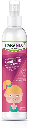 Paranix Spray Protección Árbol del Té y Aceite de Coco para Niña 250ml