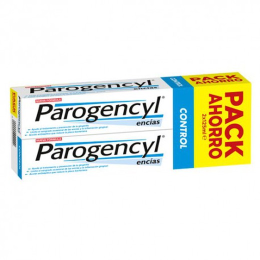 Parogencyl Encías Control Pasta de dientes Duplo 2x125ml