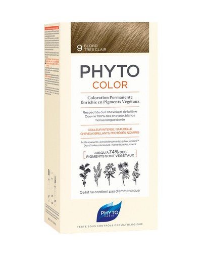Phyto Color Tinte Vegetal 9 Rubio Muy Claro
