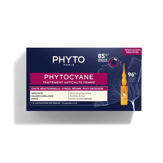 Phytocyane Tratamiento Anticaída Densificante 12 Ampollas