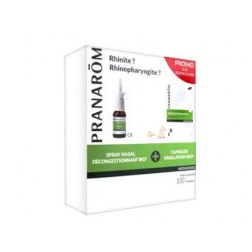 Pranarom Kit Inhalación Cápsulas + Inhalador