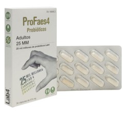 ProFaes4 Probióticos Adultos 25mm 30 Cápsulas