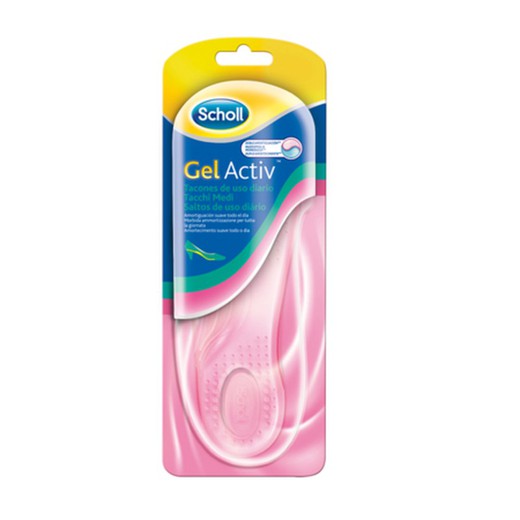 Scholl Plantillas GelActiv Tacones de Uso Diario 1 Par