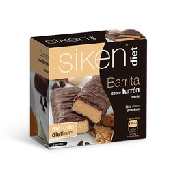 Siken Diet Barrita Sabor Turrón 5uds