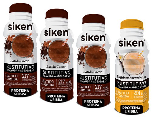 Siken Sustitutivo Pack 3 Batidos Chocolate + 1 Batido Vainilla 325ml