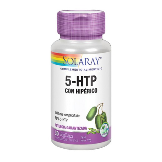 Solaray 5-HTP con Hipérico 30 VegCápsulas