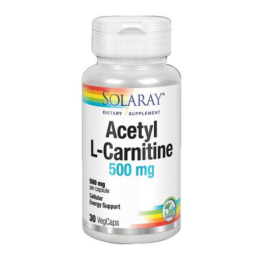 Solaray Acetyl-L-Carnitine 500mg 30 VegCápsulas