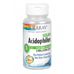 Solaray Acidophilus Plus 30 VegCápsulas